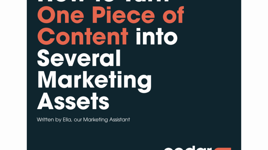 [blog]_[How to Turn One Piece of Content into Several Marketing Assets]_[Blog Picture]
